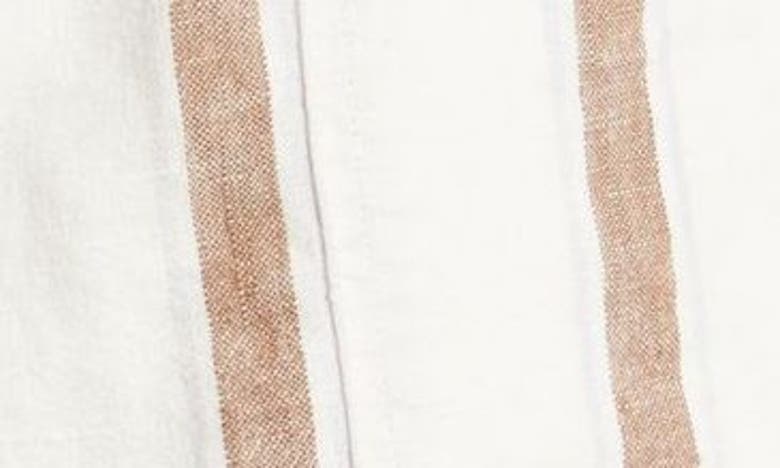Shop Rails Foster Stripe Paperbag Linen Shorts In Coconut Stripe