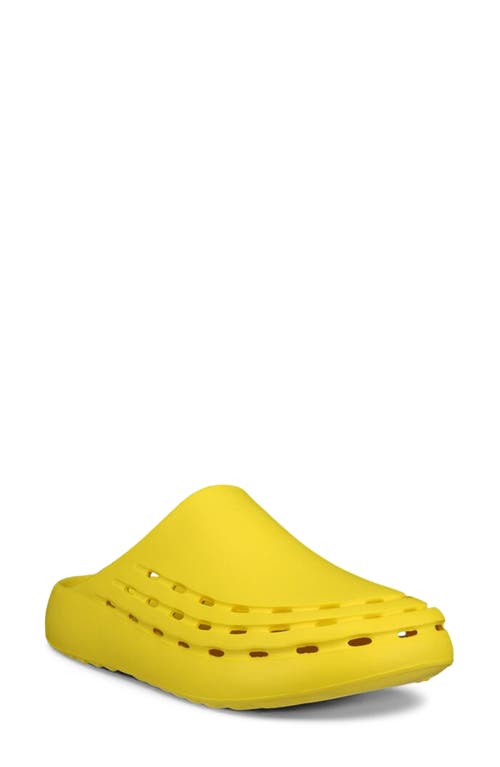 Ecco Cozmo Perforated Mule In Yellow