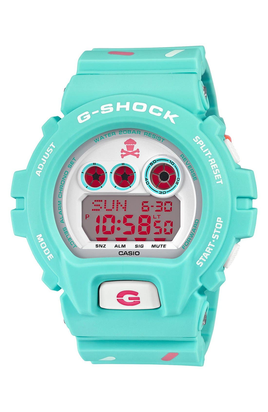 GShock 'Johnny Cupcakes' Digital Resin Watch, 57mm Nordstrom