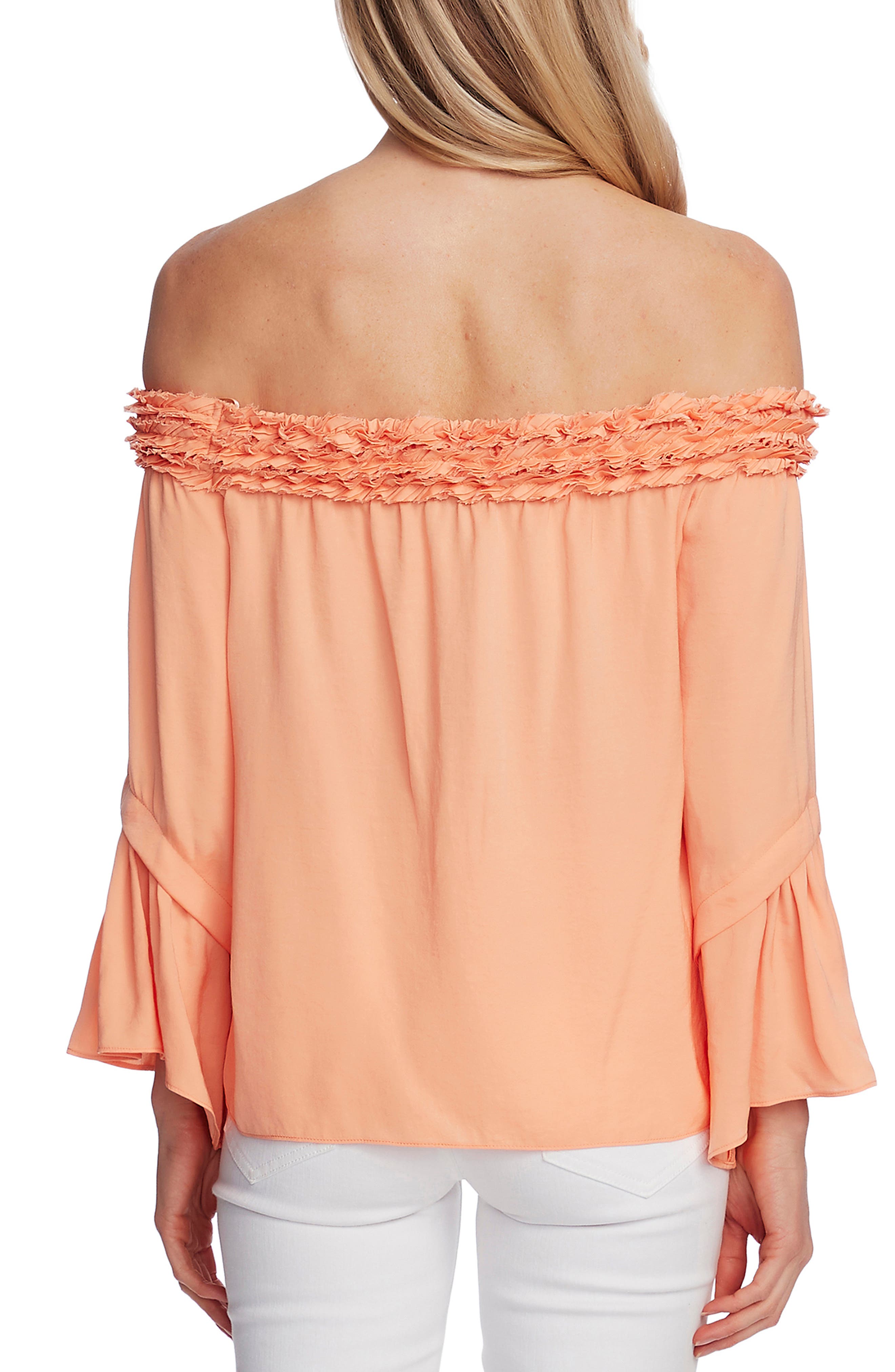 vince camuto bell sleeve blouse