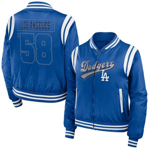 Men's JH Design Royal Los Angeles Dodgers Quilted Knit Jersey
