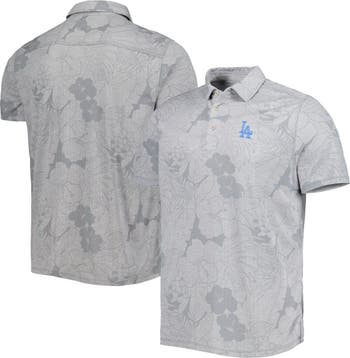 Tommy Bahama Men's Tommy Bahama Gray Los Angeles Dodgers Blooms Polo