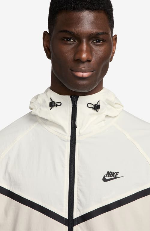 Shop Nike Sportswear Tech Windrunner Jacket In Orewood Brn/sail/black