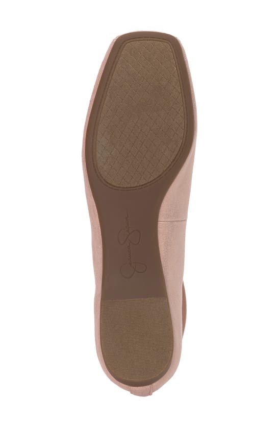Shop Jessica Simpson 'mandalaye' Leather Flat In Blush