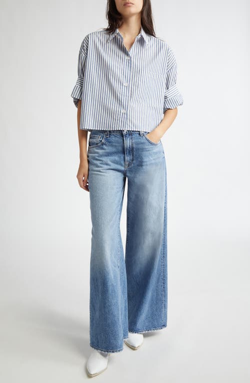 Shop Twp Tiny Dancer Wide Leg Jeans In Vintage Wash