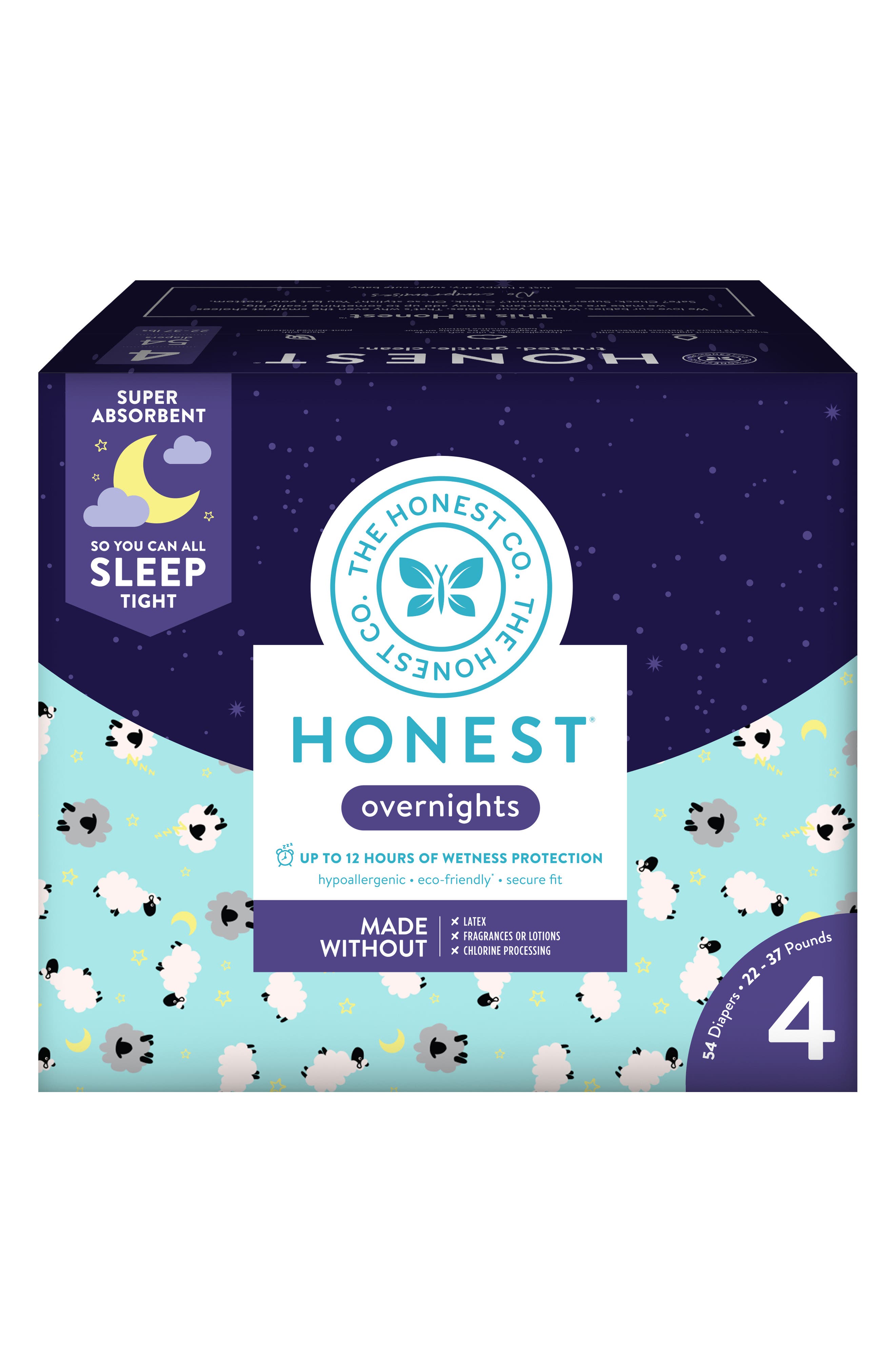 The Honest Company Sleepy Sheep Club Box Overnight Diapers Nordstrom