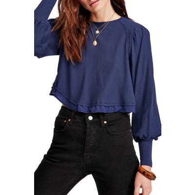Free People Billie Top, Blue