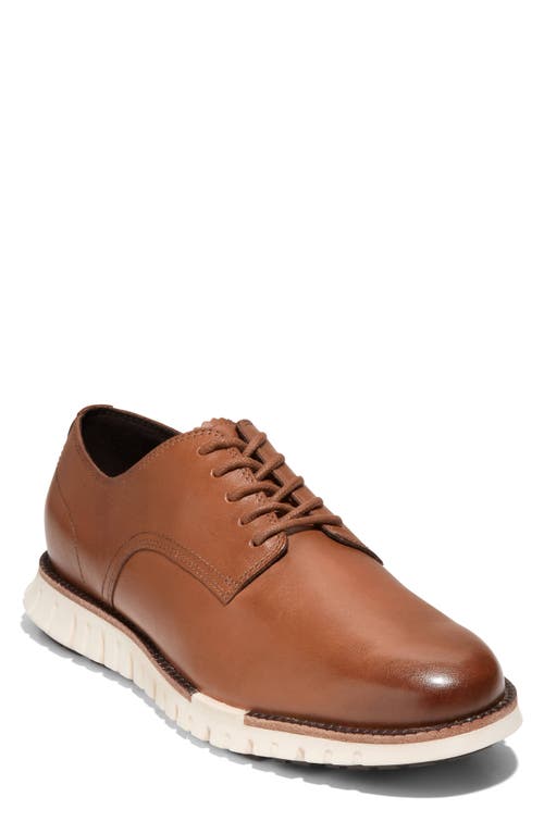 Cole Haan ZeroGrand Remastered Plain Toe Derby Ch British Tan/Ivory at Nordstrom,