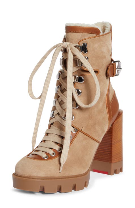 Louise et Cie Vesna Lace-Up Bootie in Natural Multi at Nordstrom, Size 7