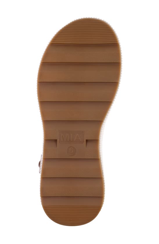Shop Mia Holi Platform Sandal In Cognac