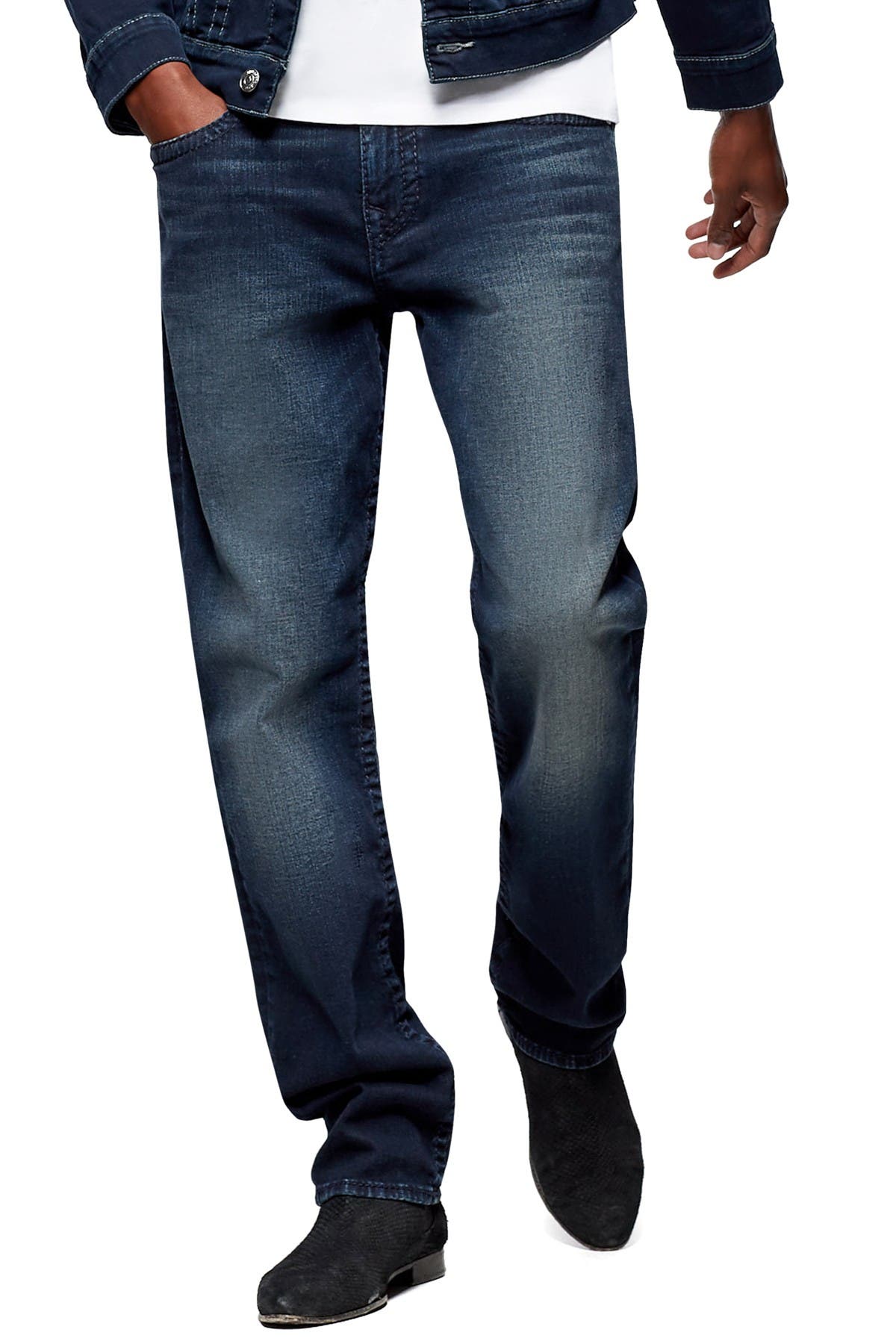 Geno Big T Slim Fit Flap Pocket Jeans 
