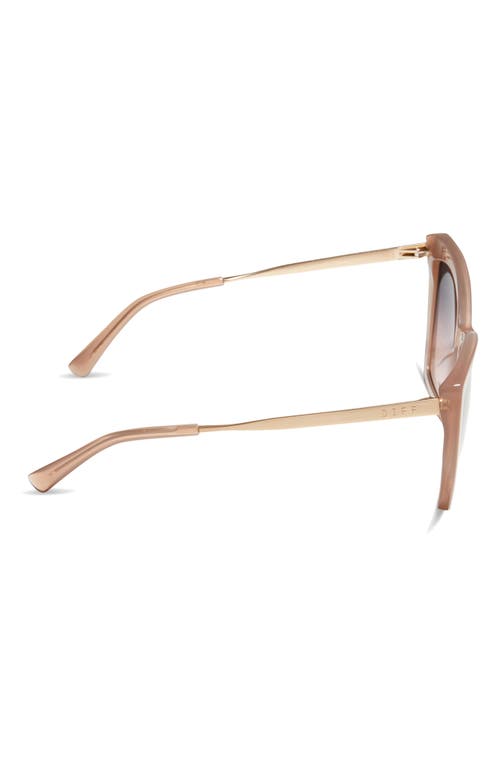 Shop Diff Becky Ii 56mm Cat Eye Sunglasses In Taupe/twilight Gradient