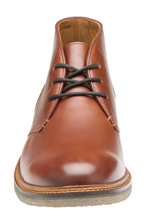 Johnston & Murphy Calder Chukka Boot In Mahogany Full Grain