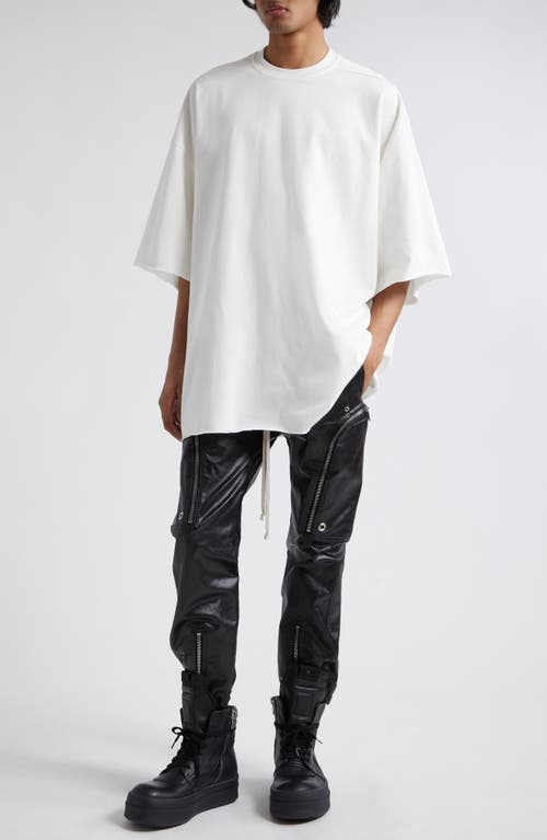Rick Owens Tommy Oversize Cotton T-Shirt in Milk at Nordstrom