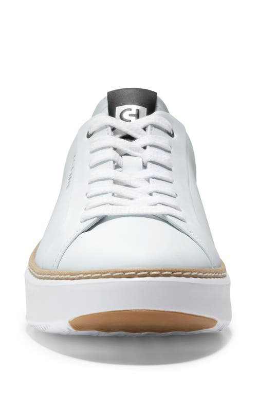 Shop Cole Haan Grandpro Topspin Sneaker In Black/ivory/cyber Yellow