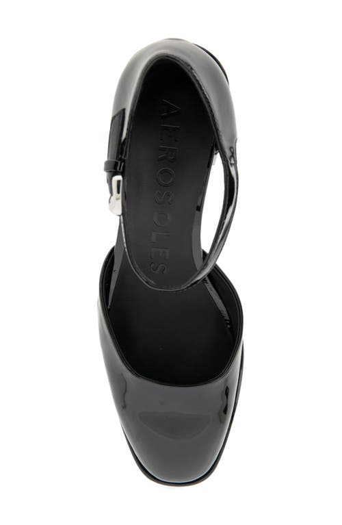 Aerosoles Alma Pump In Black Patent Smooth Faux