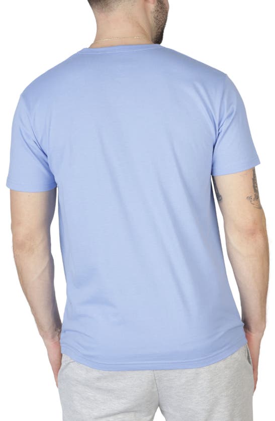 Shop Tailorbyrd Jersey Crewneck T-shirt In Blue Byrd