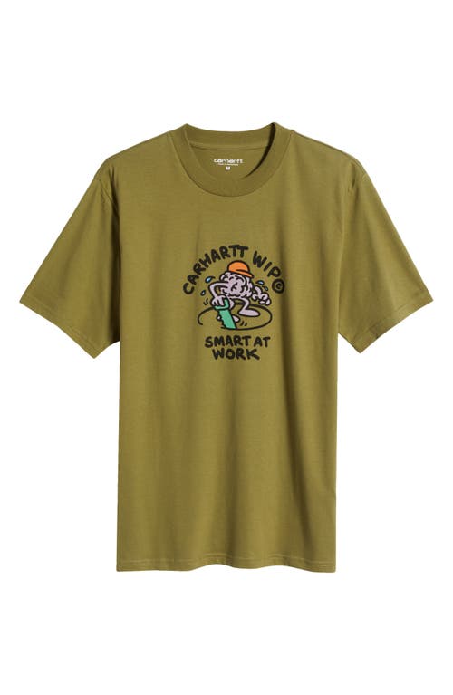 Shop Carhartt Work In Progress Smart Organic Cotton Graphic T-shirt In Capulet