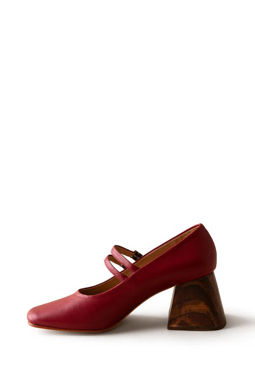 Huma Blanco Perry Mary Jane Pump In Cherry