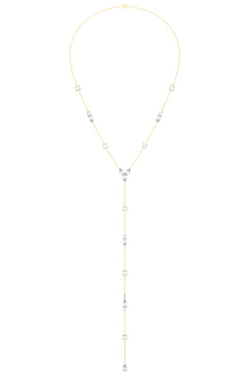 Lab Created Diamond Y-Necklace in 18K Yg
