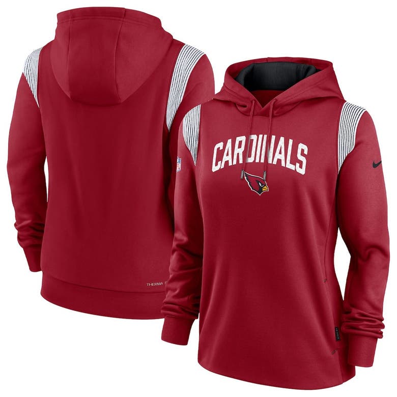 Youth Nike Cardinal Arizona Cardinals Icon Performance Pullover Hoodie