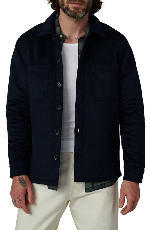 Joe's Leon Regular Fit Overshirt in True Navy 