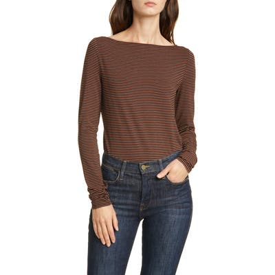 Nordstrom Signature Long Sleeve Bateau Neck Tee