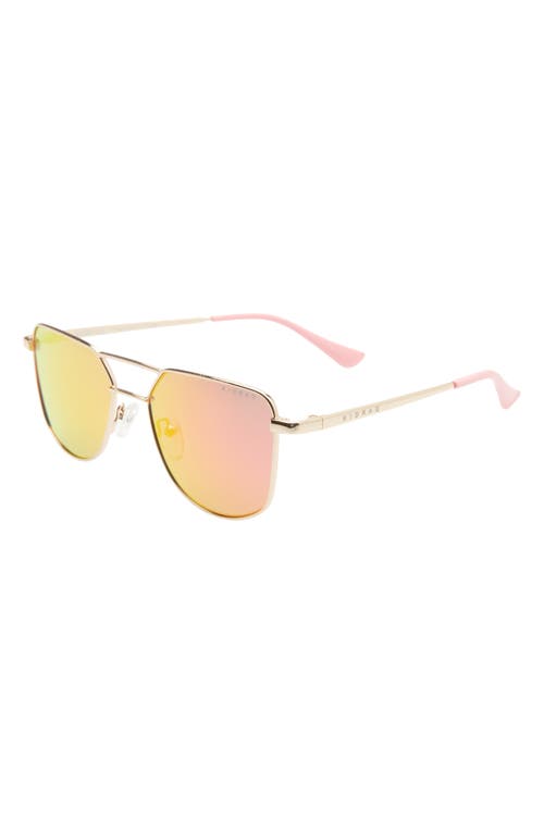 KidRaq Kids' Hipster 48mm Polarized Sunglasses in Pink Mirror at Nordstrom
