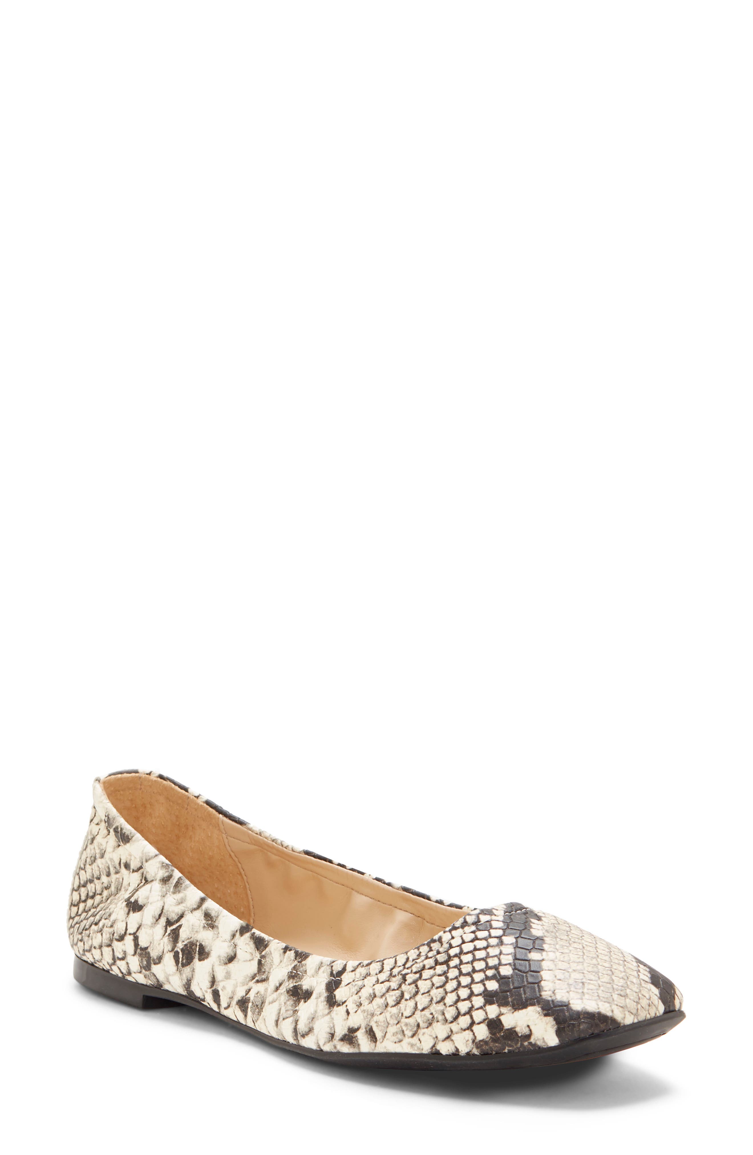 vince camuto leather flats