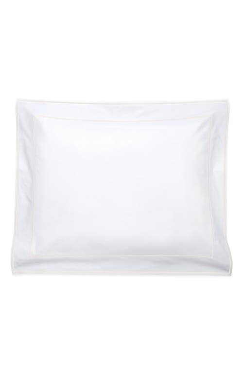 Matouk Ansonia Pillow Sham in White/ at Nordstrom