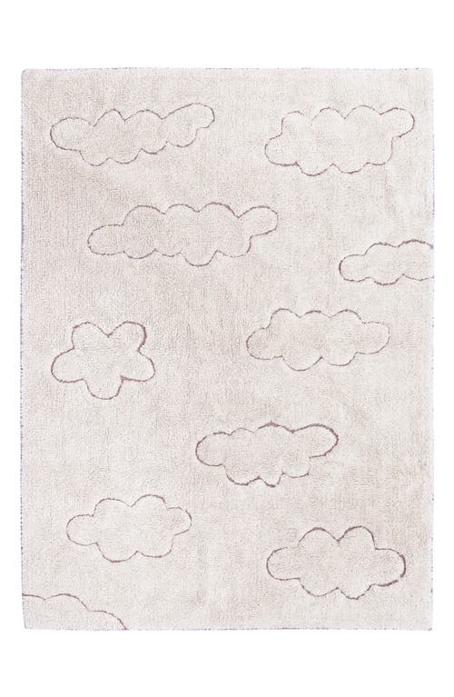 Lorena Canals RugCycled Clouds Washable Cotton Blend Rug in Natural Rugcycled Yarn at Nordstrom