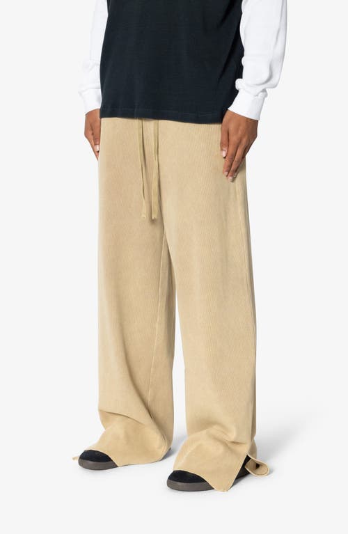 Mnml Slinky Corduroy Sweatpants In Earth