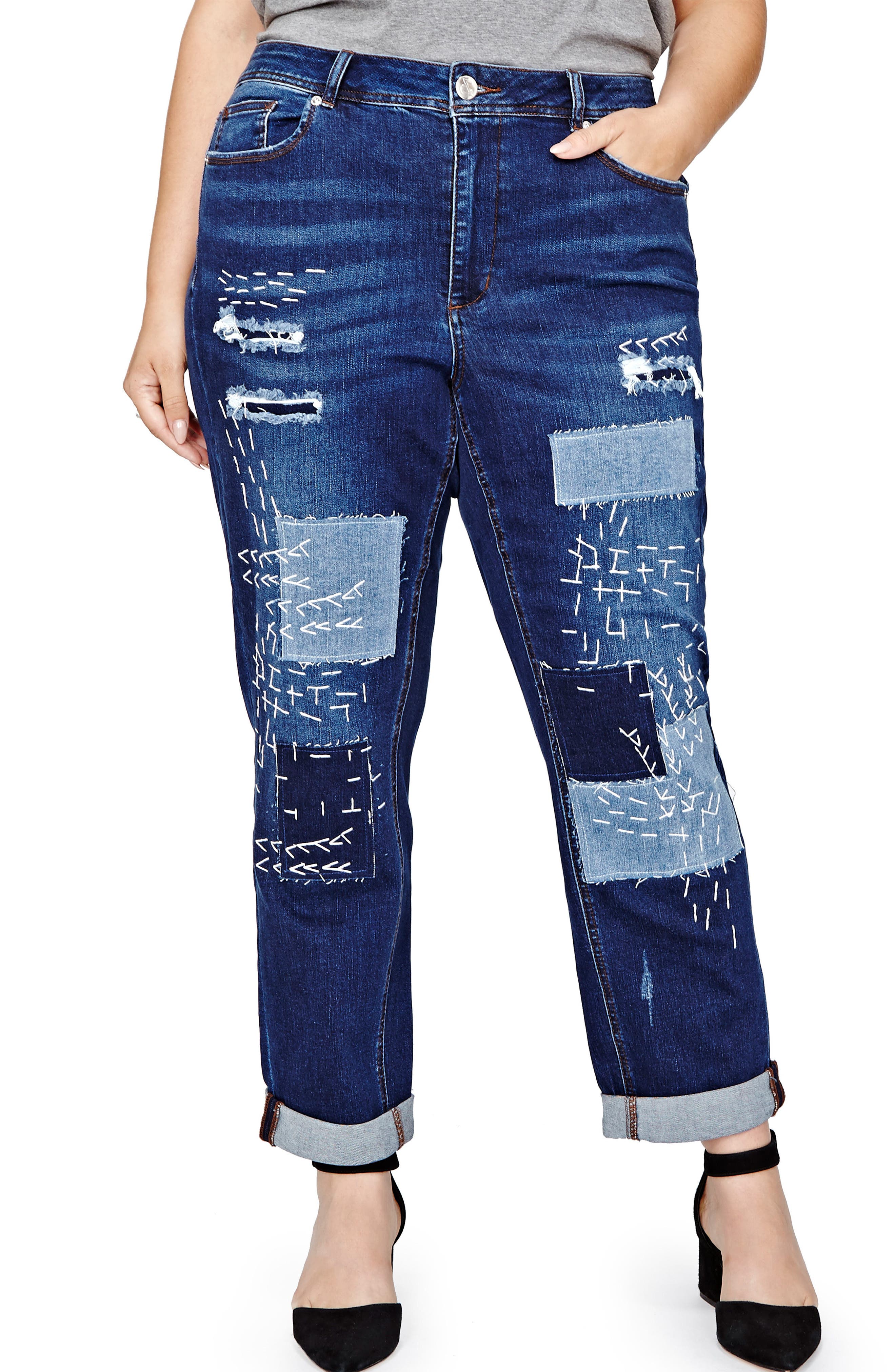 elle boyfriend jeans