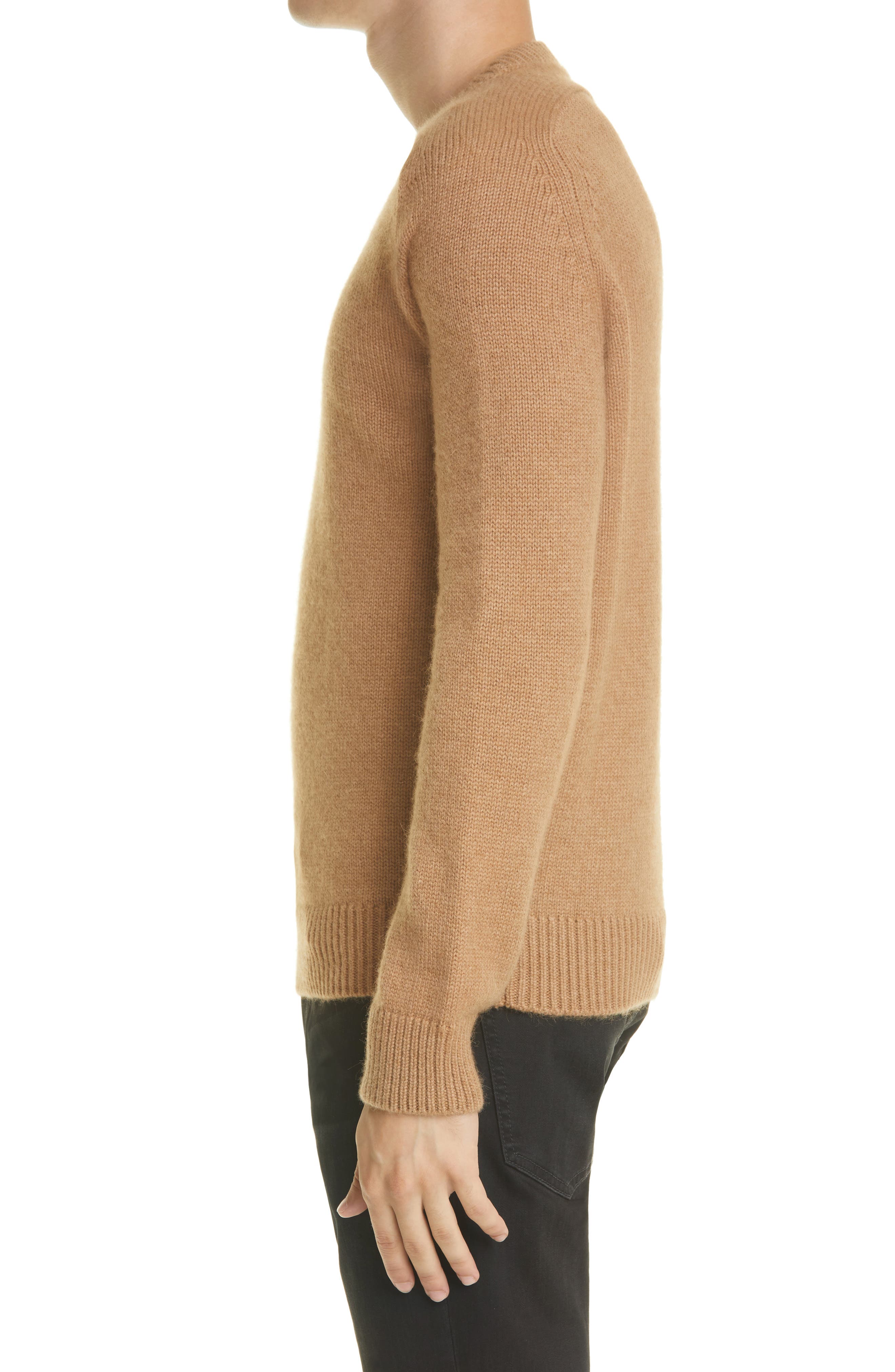 camel hair sweater mens