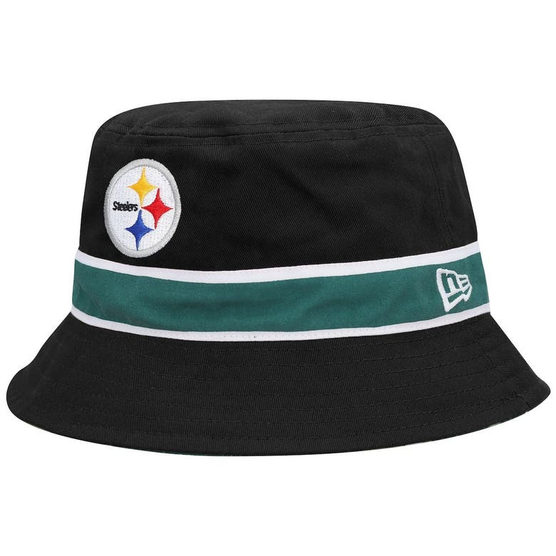 New Era Pittsburgh Steelers Road Sideline 39Thirty Stretch Fit Hat -  IetpShops Spain - White Bucket hat with logo Champion