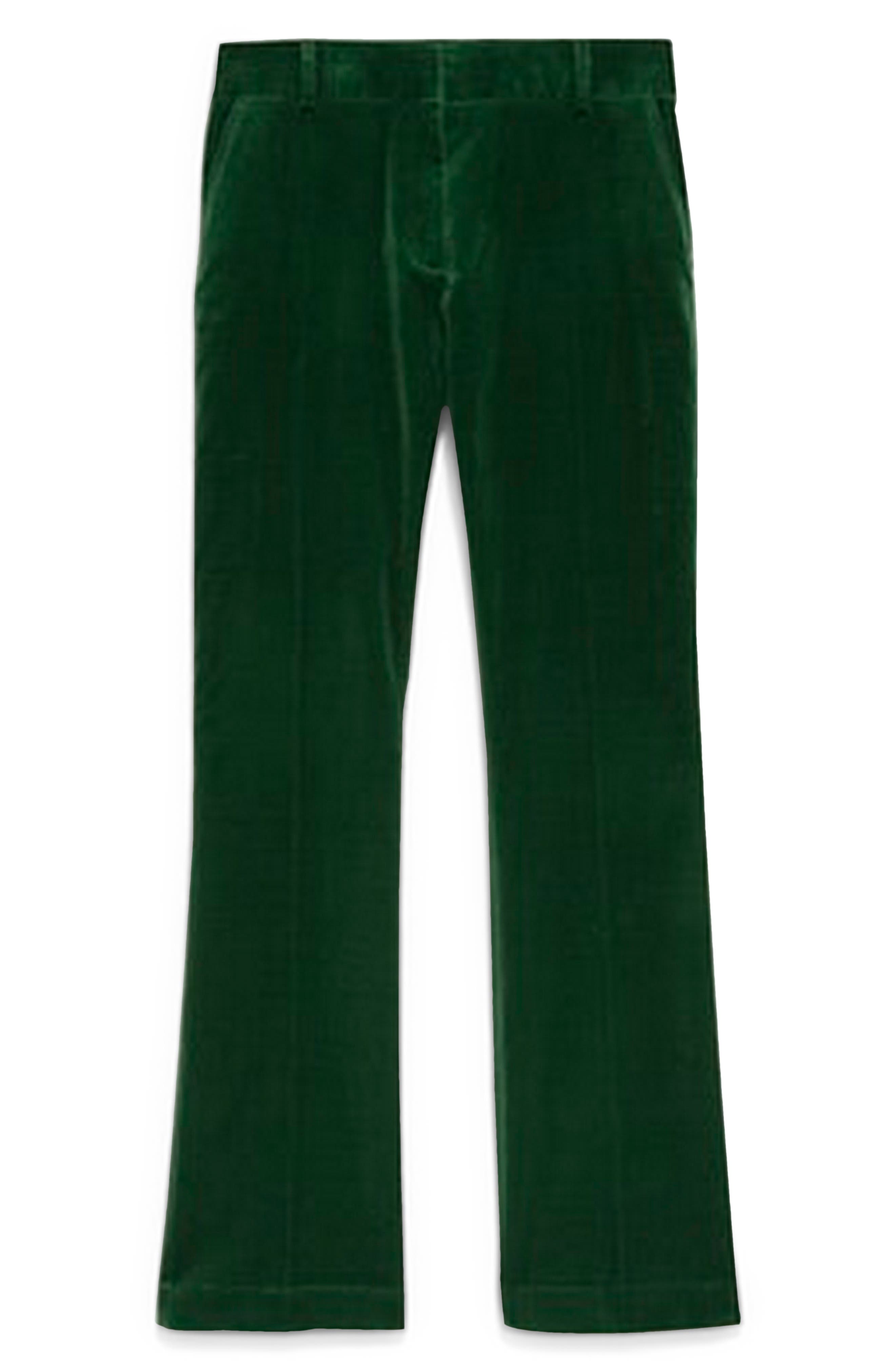 FRAME Mini Boot Trousers in Verde at Nordstrom, Size 28