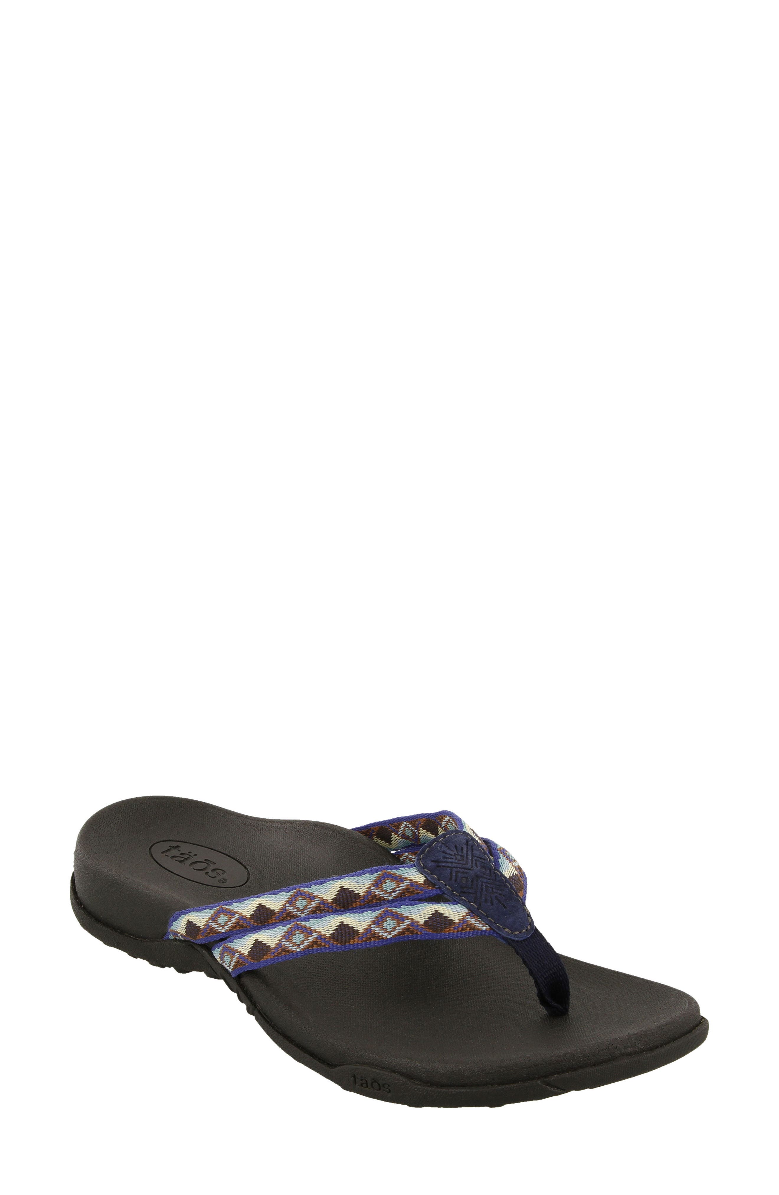 Taos Primo Flip Flop, Blue
