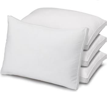 Diamond Elegant Bed Pillows for Sleeping, Queen Size 4 Pack of Pillow,  Hotel Pillows for Side Back & Stomach Sleepers, Microfiber Washable Bed Pillows  Set of 4 