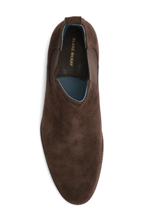 Blake Mckay Stewart Chelsea Boot In Brown Suede