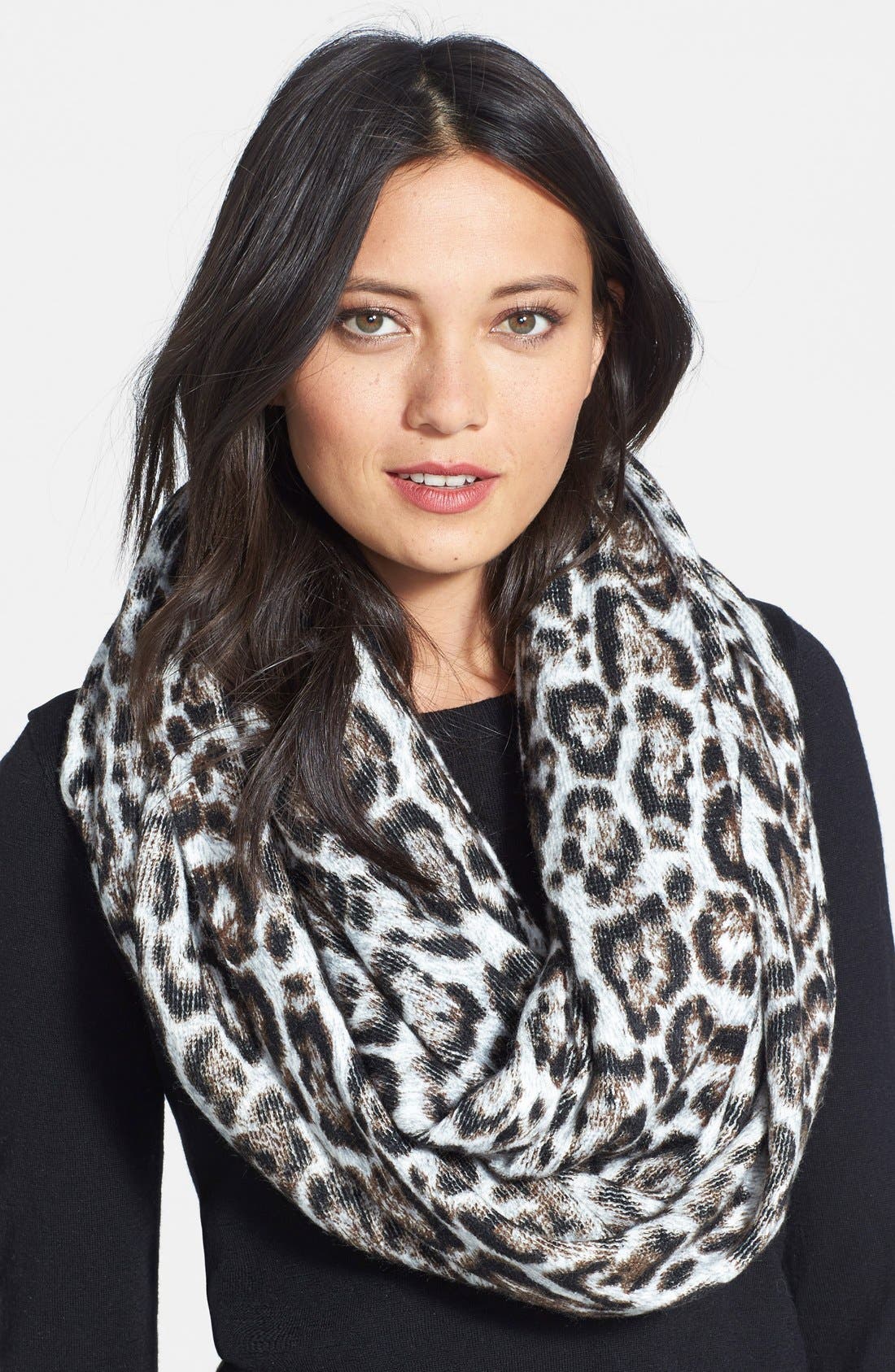 michael kors leopard scarf