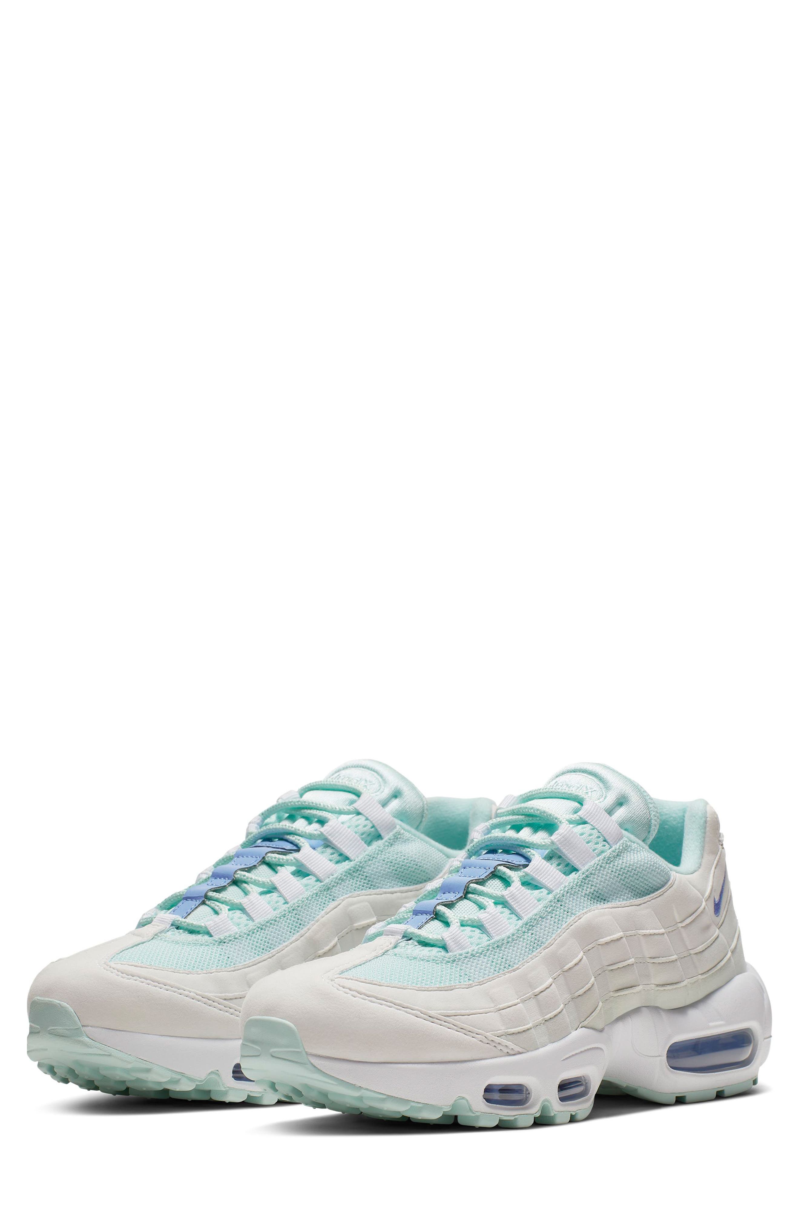 Nike Air Max 95 Running Shoe, Blue/green