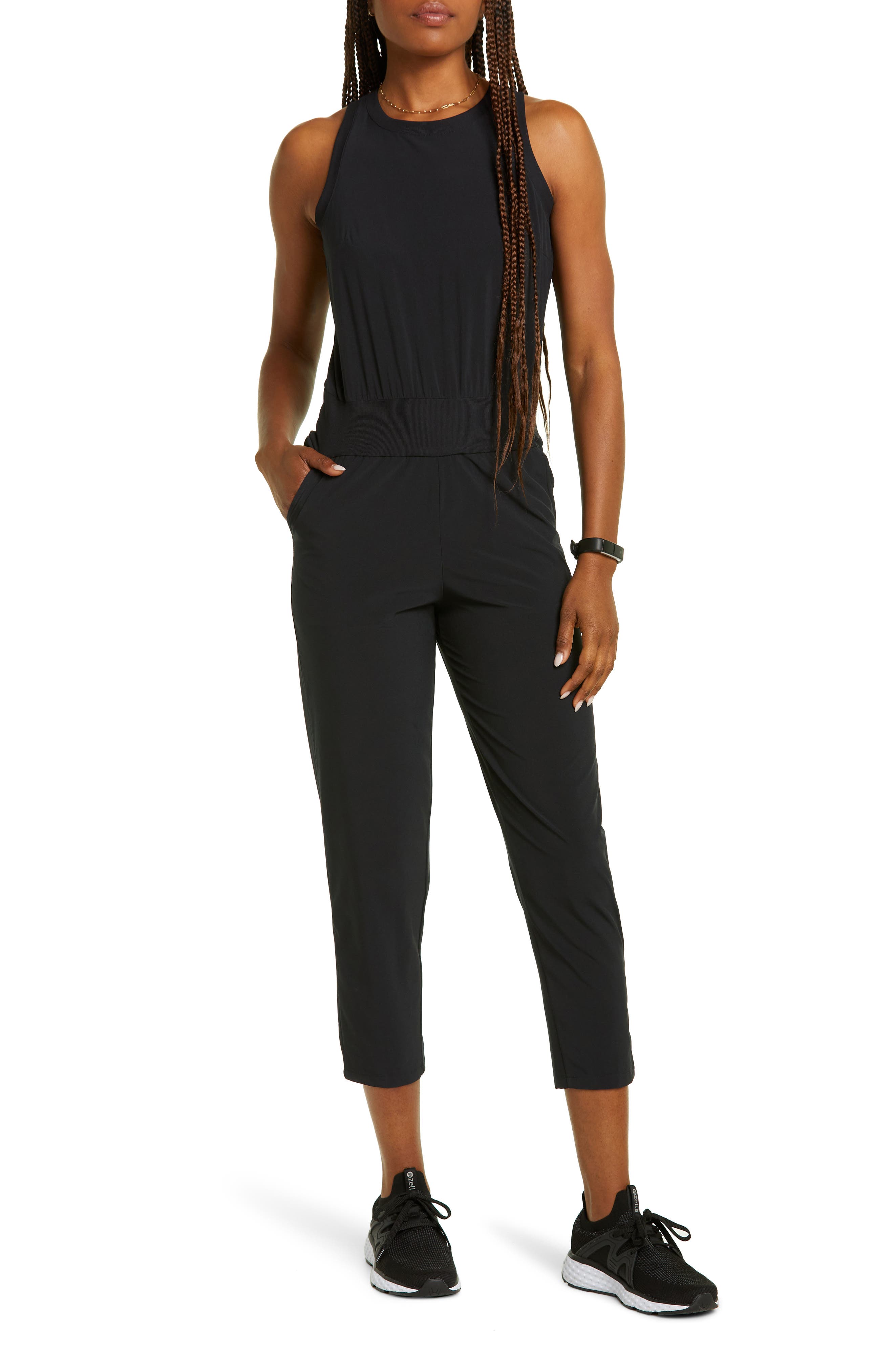 Zella Getaway Sleeveless Romper | Nordstrom