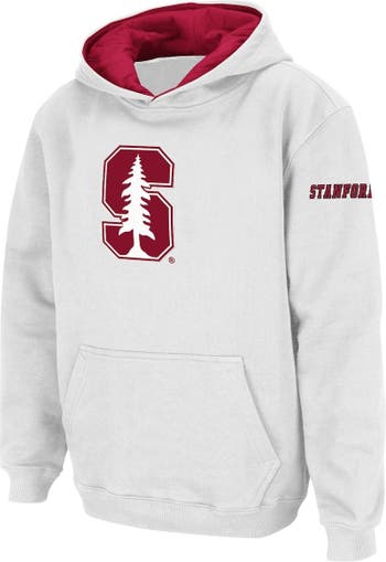 Youth Stadium Athletic Charcoal Stanford Cardinal Big Logo Pullover Hoodie