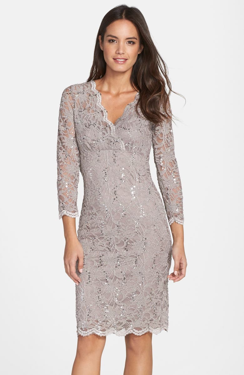 Marina Sequin Lace Sheath Dress | Nordstrom