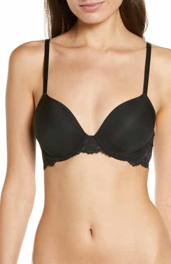 NEW Vince Camuto 34C Black Lace Padded Push-up Bra