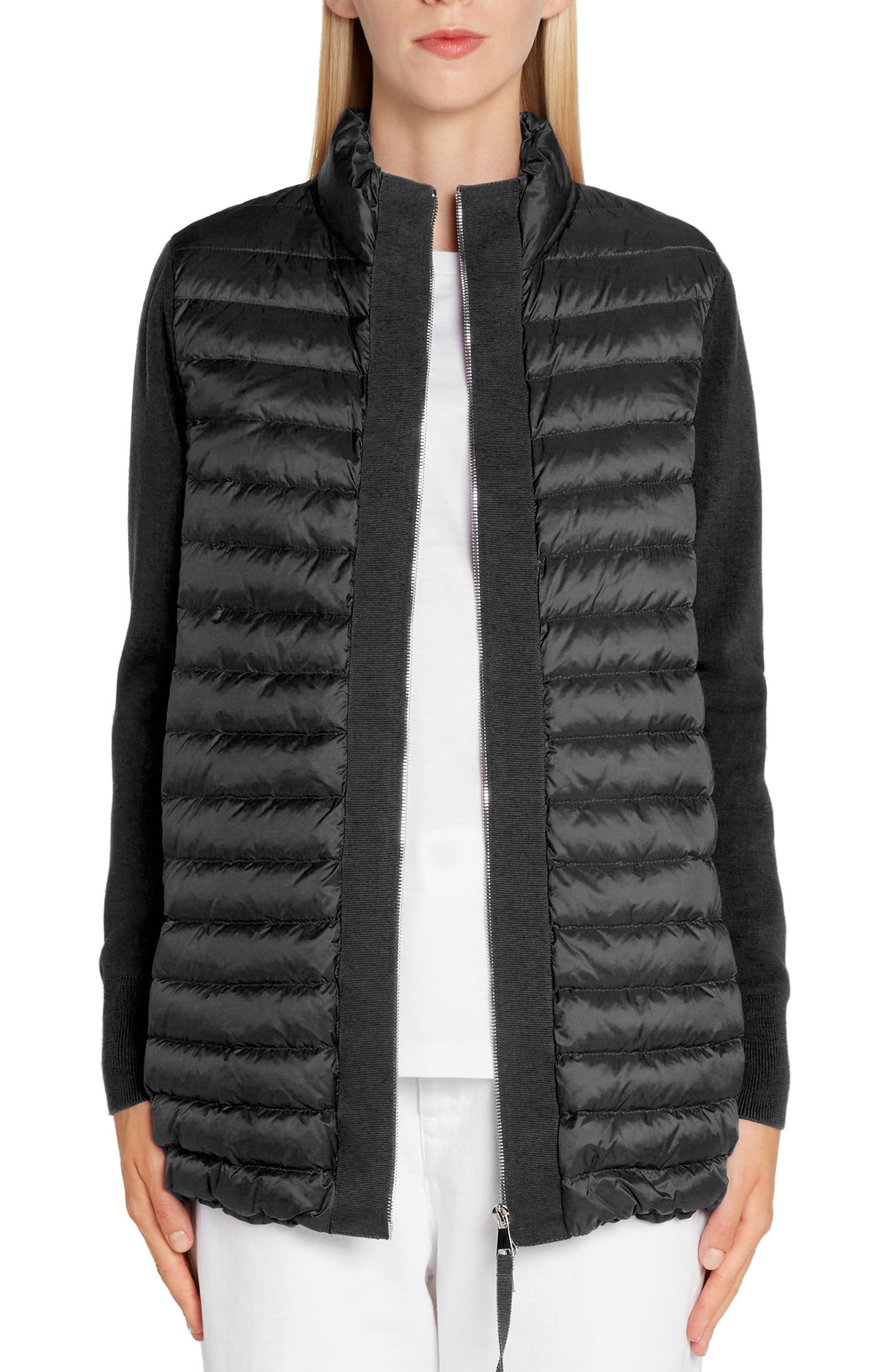 Moncler Quilted Lightweight Down \u0026 Wool 