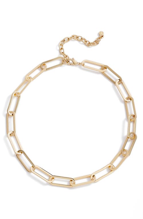 BaubleBar Hera Chain Link Choker in Gold at Nordstrom