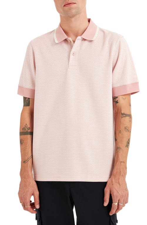 Sealskinz Ingworth Moon Print Polo In Pink