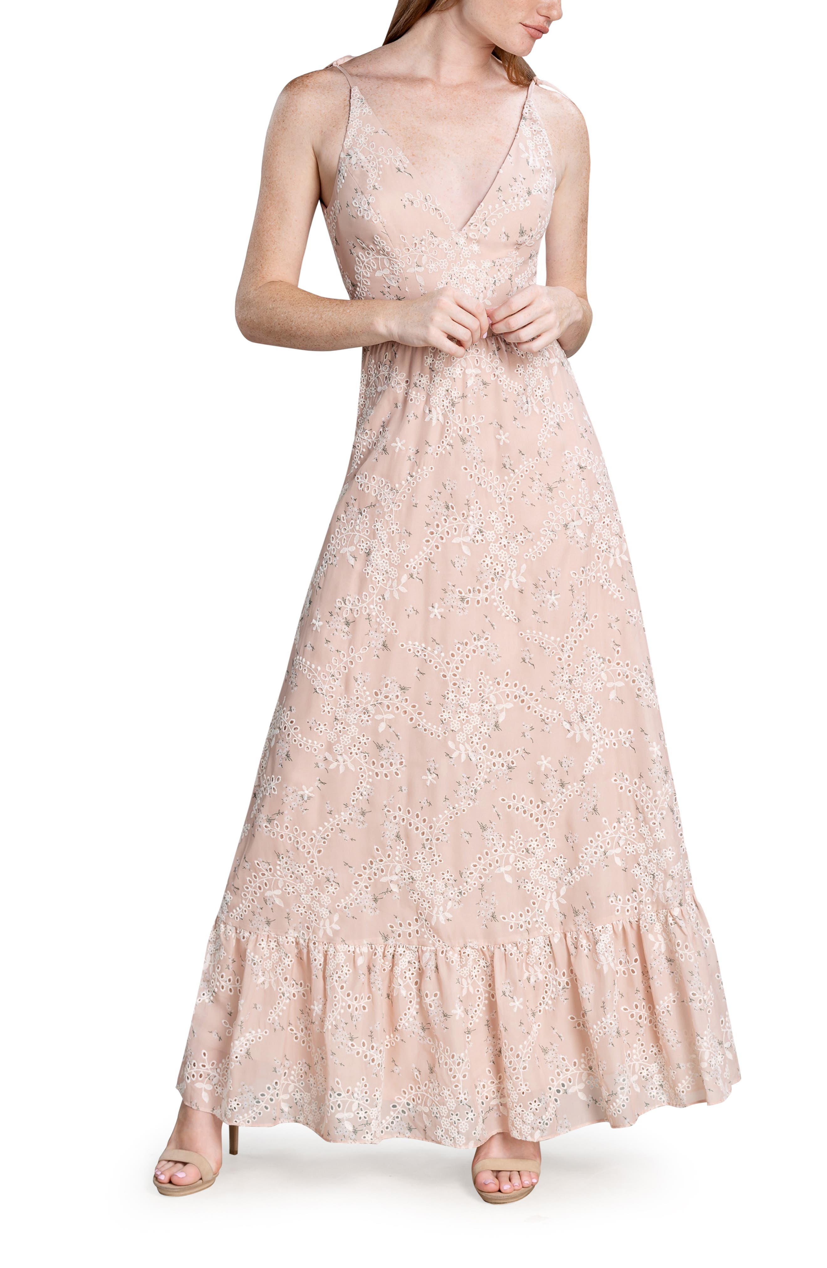 Dress the Population Sunny Embroidered 