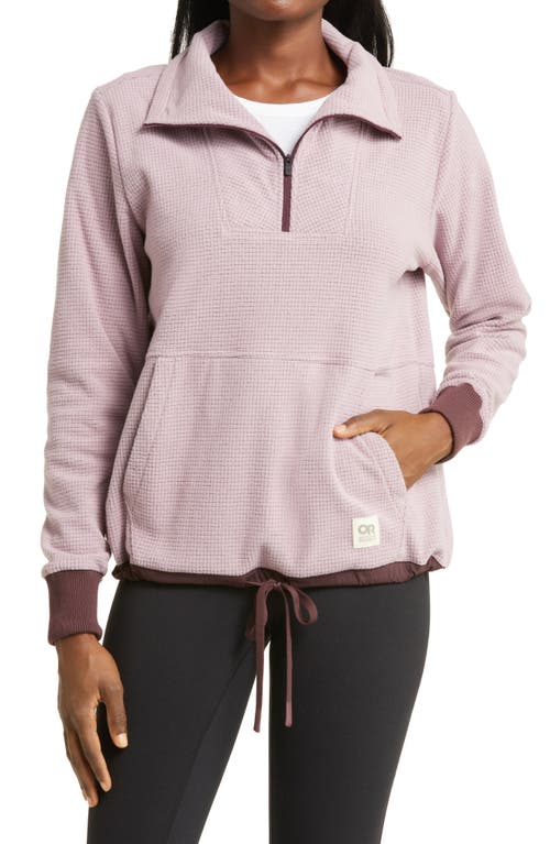 Outdoor Research Trail Mix Quarter-Zip Pullover in Moth
